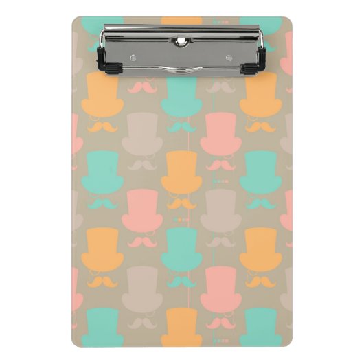 Mini Porte-bloc Motif 2 de moustache (Devant)