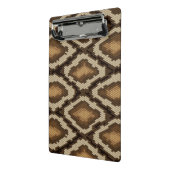 Mini Porte-bloc Motif 2 de peau de serpent de python (Angle2)