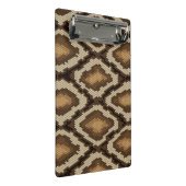 Mini Porte-bloc Motif 2 de peau de serpent de python (Incliné)