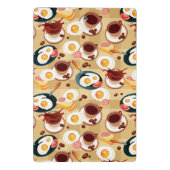 Mini Porte-bloc Motif 3 de petit déjeuner (Dos)