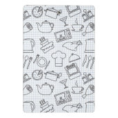 Mini Porte-bloc Motif 4 de cuisine (Dos)