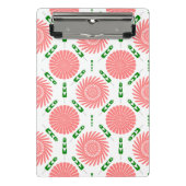 Mini Porte-bloc motif à fleurs roses (Devant)