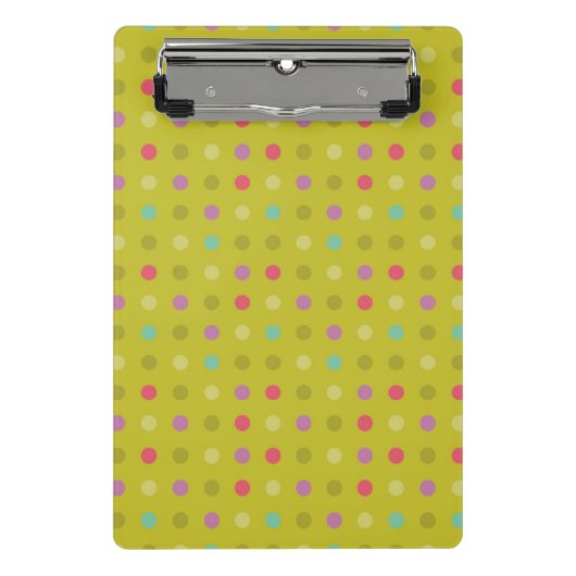 Mini Porte-bloc Motif à pois d'arrière - plan (Devant)