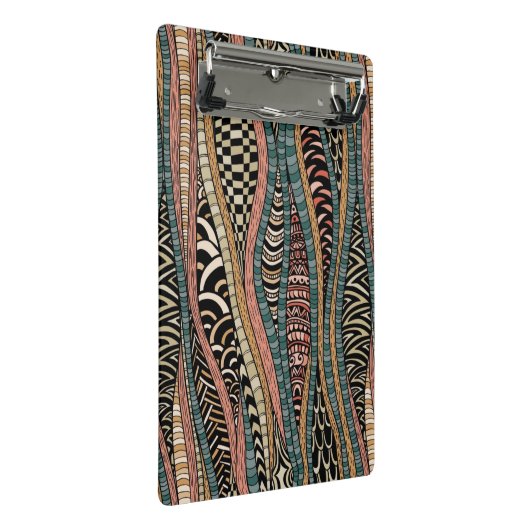 Mini Porte-bloc Motif abstrait dans le style ethnique (Incliné)