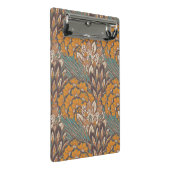 Mini Porte-bloc Motif abstrait de plume de paon (Incliné)