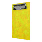 Mini Porte-bloc Motif Abstrait jaune orange (Angle2)