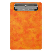 Mini Porte-bloc Motif Abstrait orange (Devant)
