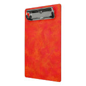 Mini Porte-bloc Motif abstrait orange rouge (Angle2)