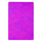 Mini Porte-bloc Motif Abstrait rose pourpre (Dos)
