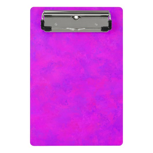 Mini Porte-bloc Motif Abstrait rose pourpre (Devant)