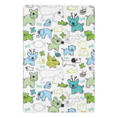 Mini Porte-bloc motif animal d'arrière - plan d'enfants (Dos)