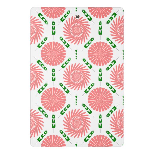 Mini Porte-bloc motif aux fleurs roses (Dos)