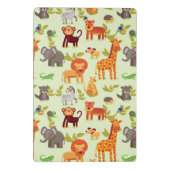 Mini Porte-bloc Motif avec des animaux de bande dessinée (Dos)