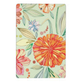 Mini Porte-bloc Motif avec des asters (Dos)