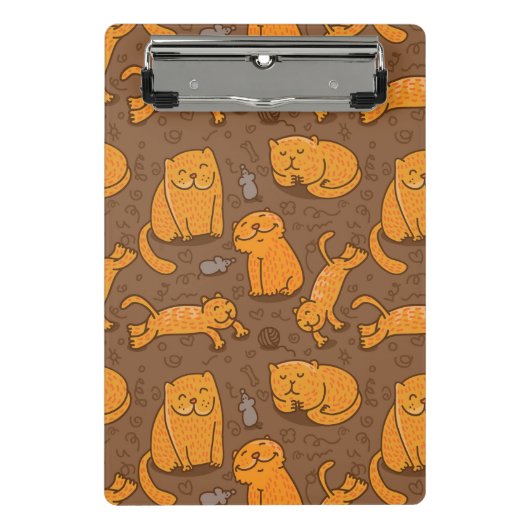 Mini Porte-bloc Motif avec des chats (Devant)