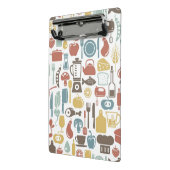 Mini Porte-bloc Motif avec des icônes de cuisine (Angle2)