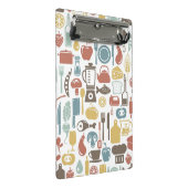 Mini Porte-bloc Motif avec des icônes de cuisine (Incliné)