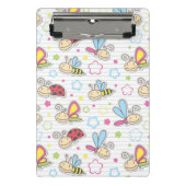 Mini Porte-bloc motif avec des insectes (Devant)
