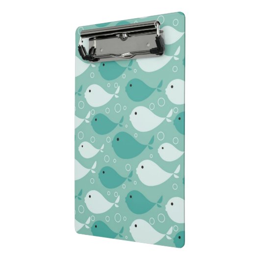 Mini Porte-bloc motif avec des poissons (Angle2)