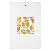 Mini Porte-bloc Motif avec la pomme jaune (Dos)