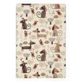 Mini Porte-bloc motif avec les chiens mignons (Dos)