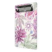 Mini Porte-bloc Motif avec les fleurs roses (Angle2)