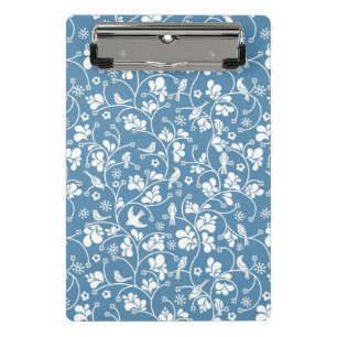 Mini Porte-bloc motif avec les oiseaux et l'ornement de plantes