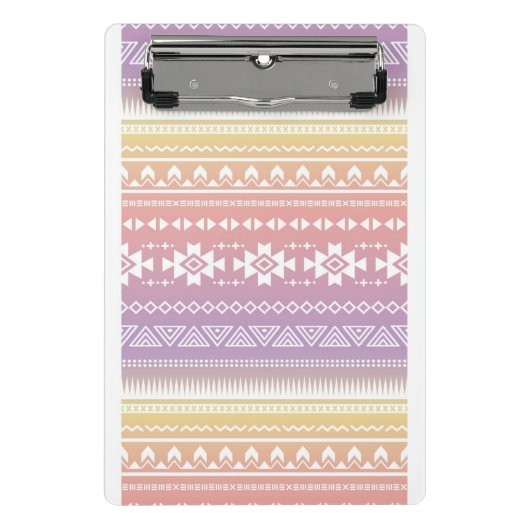 Mini Porte-bloc Motif aztèque tribal d'ombre (Devant)