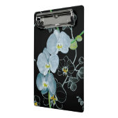 Mini Porte-bloc Motif blanc d'orchidées d'aquarelle (Angle2)