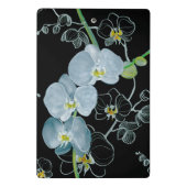 Mini Porte-bloc Motif blanc d'orchidées d'aquarelle (Dos)