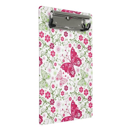 Mini Porte-bloc Motif blanc floral (Incliné)