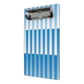 Mini Porte-bloc Motif Bleu Blanc rayé (Angle2)