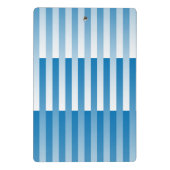 Mini Porte-bloc Motif Bleu Blanc rayé (Dos)