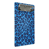 Mini Porte-bloc motif bleu de texture de léopard (Incliné)