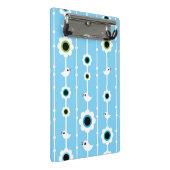 Mini Porte-bloc motif bleu d'oiseau et de fleurs (Incliné)