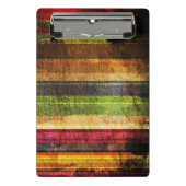 Mini Porte-bloc Motif bois multicolore (Devant)