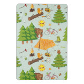 Mini Porte-bloc Motif campant (Dos)