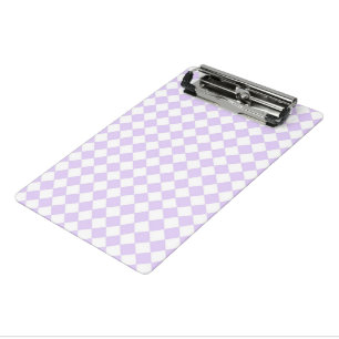 Mini Porte-bloc Motif carreaux diamant pourpre