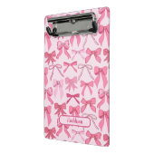 Mini Porte-bloc Motif charmant à ruban rose (Angle2)