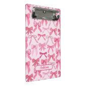 Mini Porte-bloc Motif charmant à ruban rose (Incliné)
