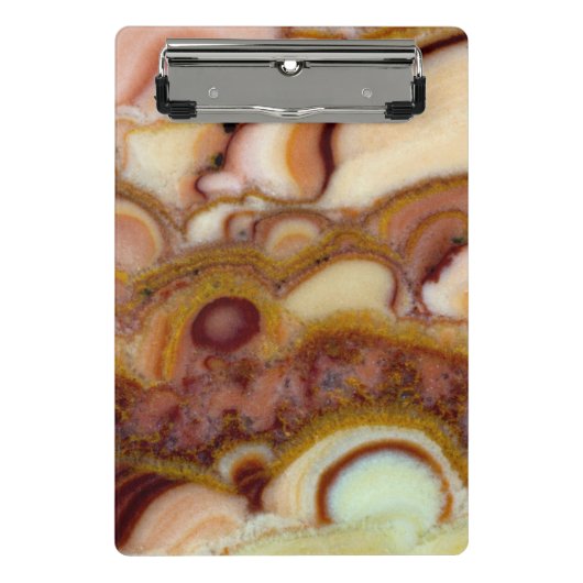 Mini Porte-bloc Motif circulaire de pierre d'onyx (Devant)
