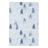 Mini Porte-bloc motif comportant un ours gris (Dos)