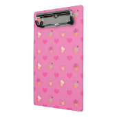 Mini Porte-bloc Motif Cupcake rose (Angle2)