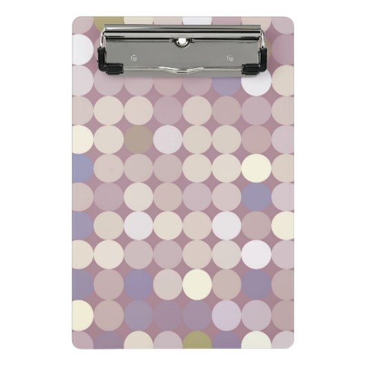 Mini Porte-bloc Motif d'abrégé sur cercles de tissu (Devant)