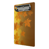Mini Porte-bloc Motif d'automne avec feuilles d'érable en chute et (Angle2)