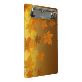 Mini Porte-bloc Motif d'automne avec feuilles d'érable en chute et (Incliné)