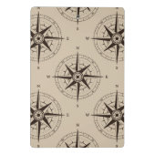 Mini Porte-bloc Motif de boussole de navigation (Dos)