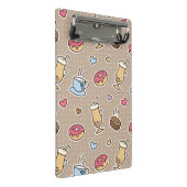 Mini Porte-bloc Motif de café (Incliné)
