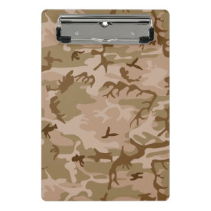 Mini Porte-bloc Motif de camouflage du désert, motif militaire, ar