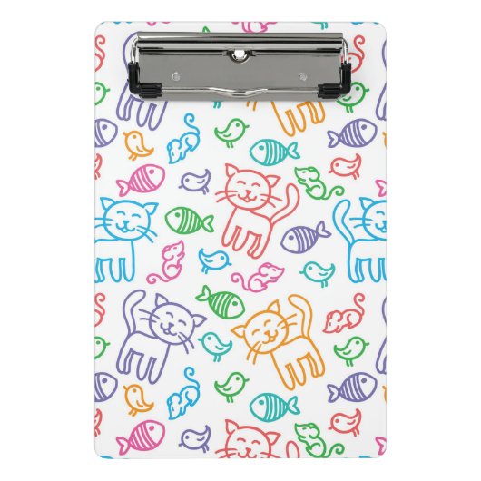 Mini Porte-bloc motif de chat (Devant)